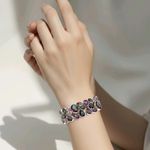 серебряные браслеты с полудрагоценными камнями 57200460
